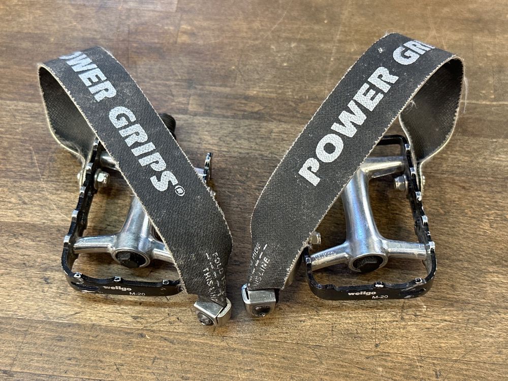 Pedale Wellgo M-20 mit Power Grips | Kaufen auf Ricardo