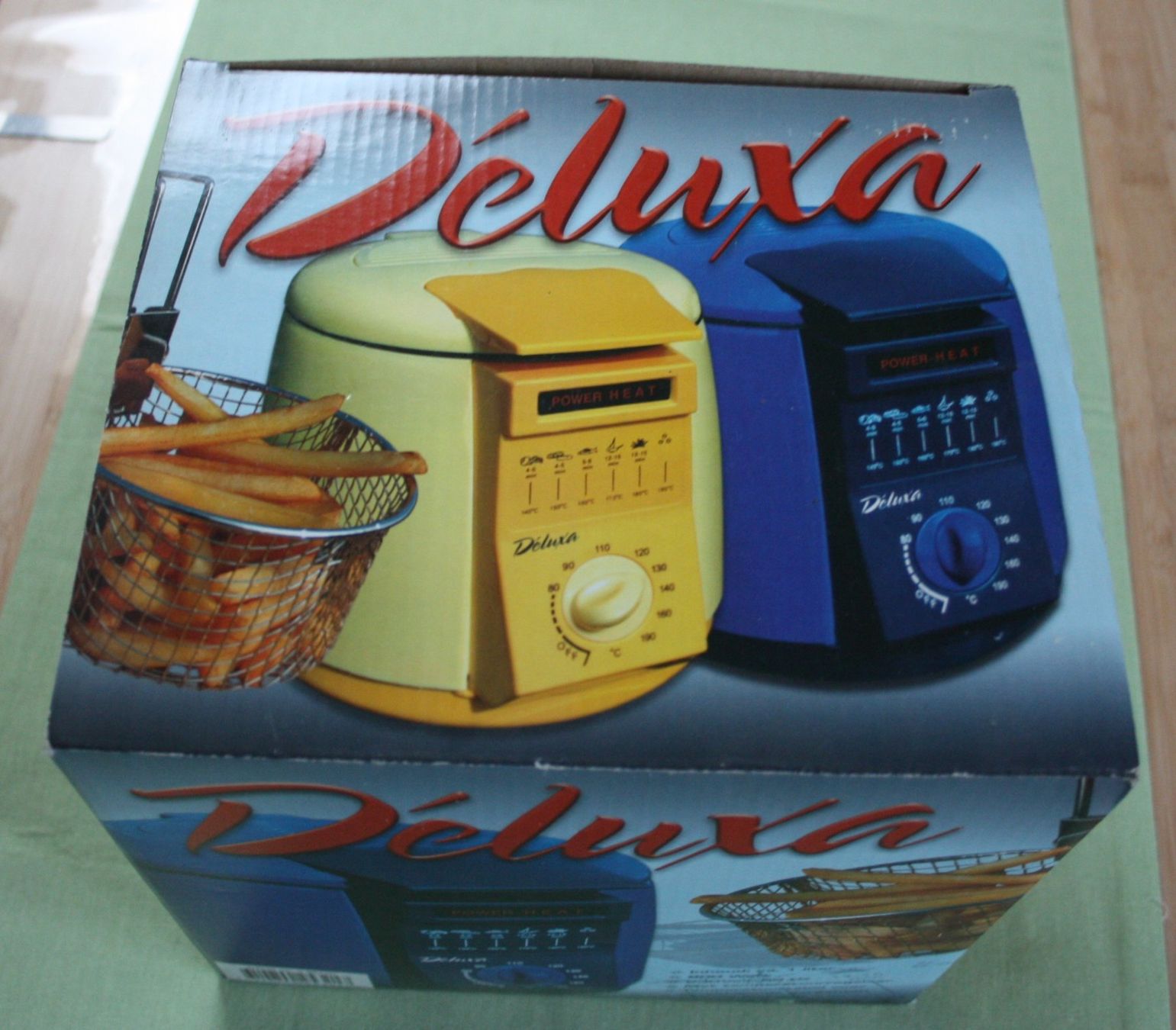 Elettrodomestici da cucina: Mini - Fritteuse  1lt DELUXA gelb NEU – Nuovo e nell'imballaggio originale da Flüelen venduto da Alt-und-Neu