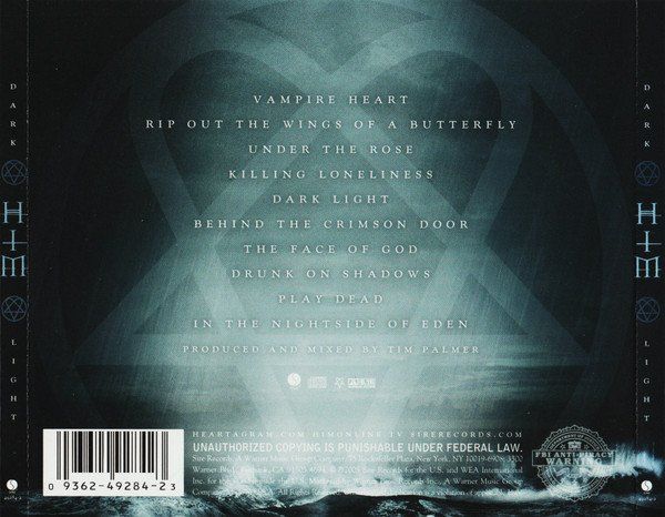 CD: CD HIM - Dark light (2005, O-Card) – Usato da Möriken AG venduto da mineralia 2