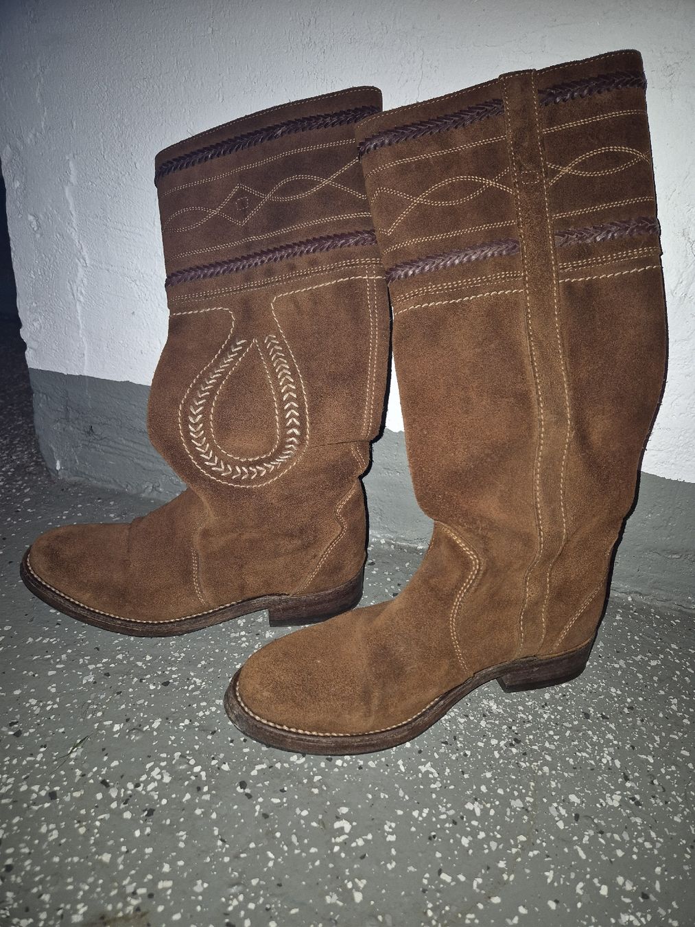 Sancho Abarca Damenschuhe: Sancho Boots Braune Wildlederstiefel, Gr. 38 – Gebraucht aus Basel von Waldfee06 1