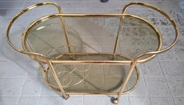 Chariot apéro à roulettes /Servierwagen auf Rollen