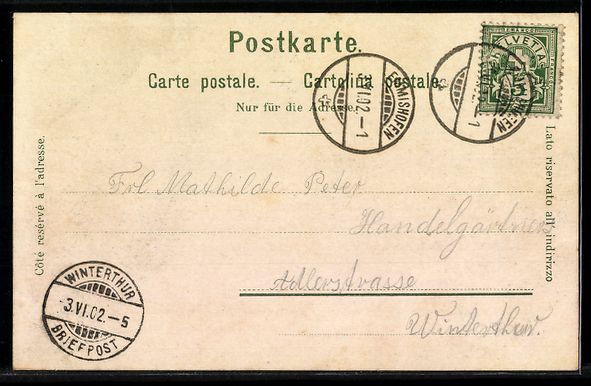 Cartoline postali: AK Arenenberg, Schloss Arenenberg – Usato da Berlin venduto da bartko-reher 1