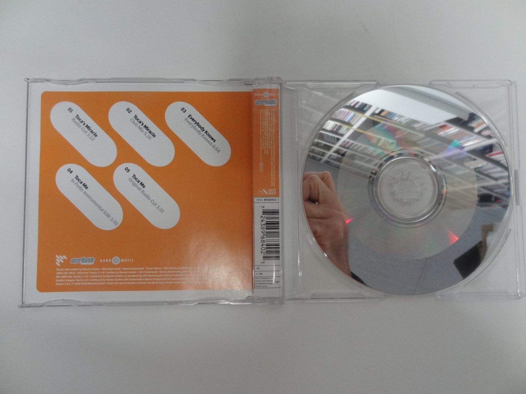CDs: Fragma, Toca's Miracle – Gebraucht aus luzern von musicandart 1
