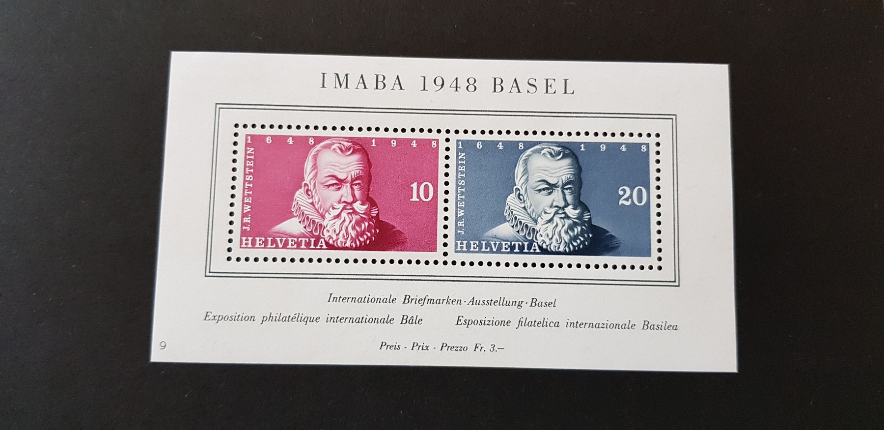 Tutti i francobolli: Imaba Block postfrisch Jahrgang 1948 – Usato da Jona venduto da Glareola