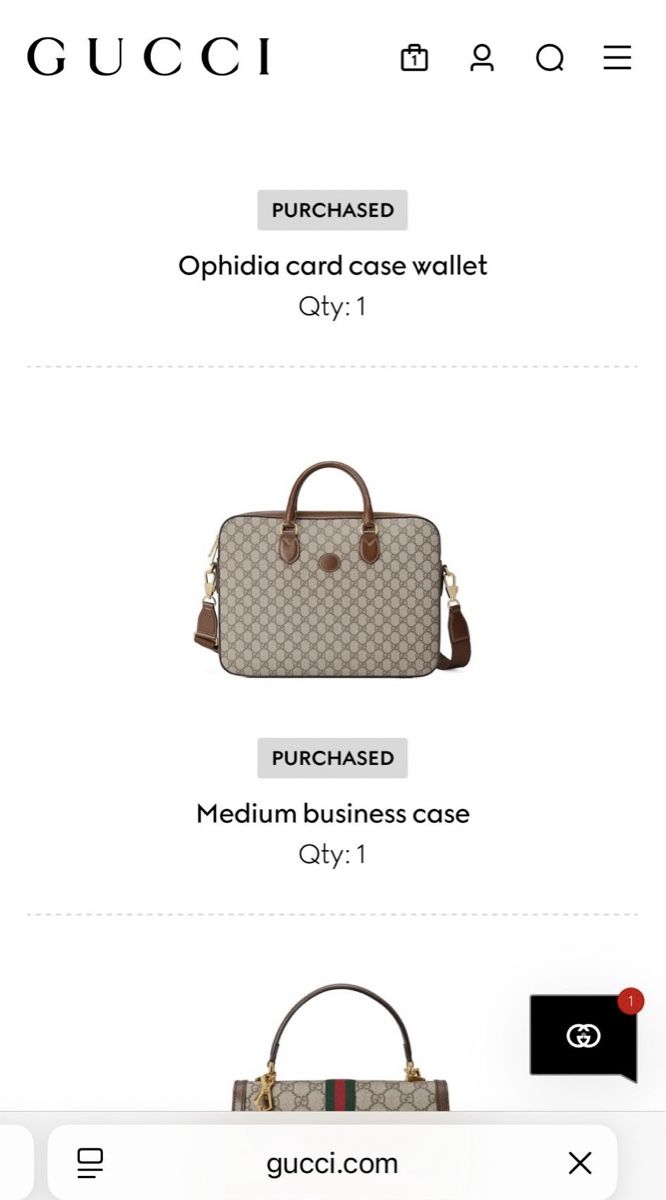 Gucci Borse: Gucci Aktentasche / Laptoptasche NEU – Nuovo e nell'imballaggio originale da Gossau SG venduto da DeRiE 5