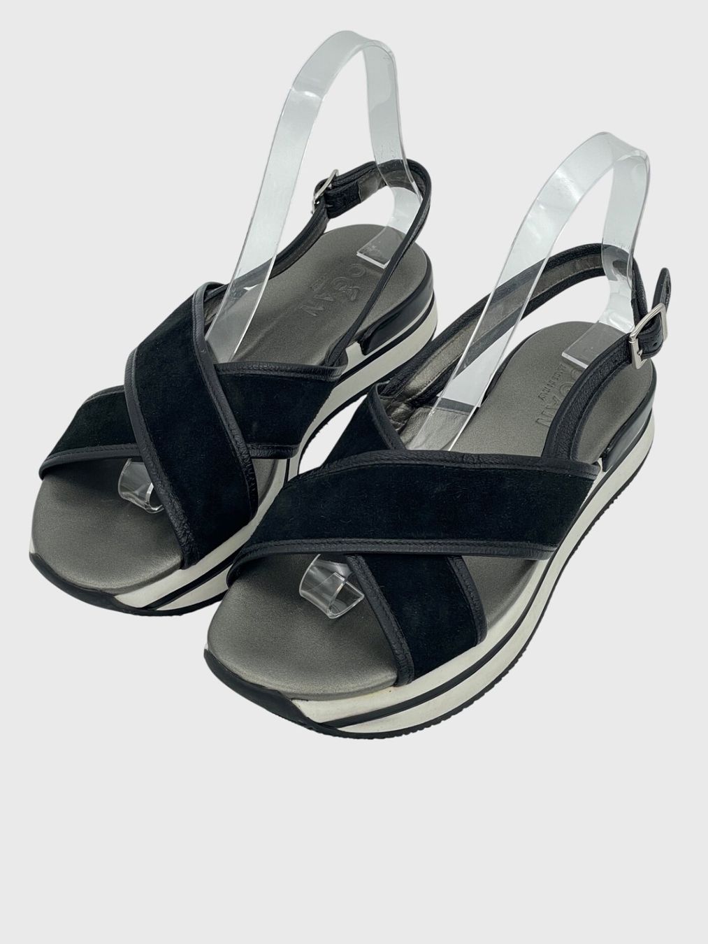 Hogan Scarpe da donna: Hogan H257 Sandale mit Absatz EU 37.5 Schwarz – Usato da Zürich venduto da shoe_shop 2