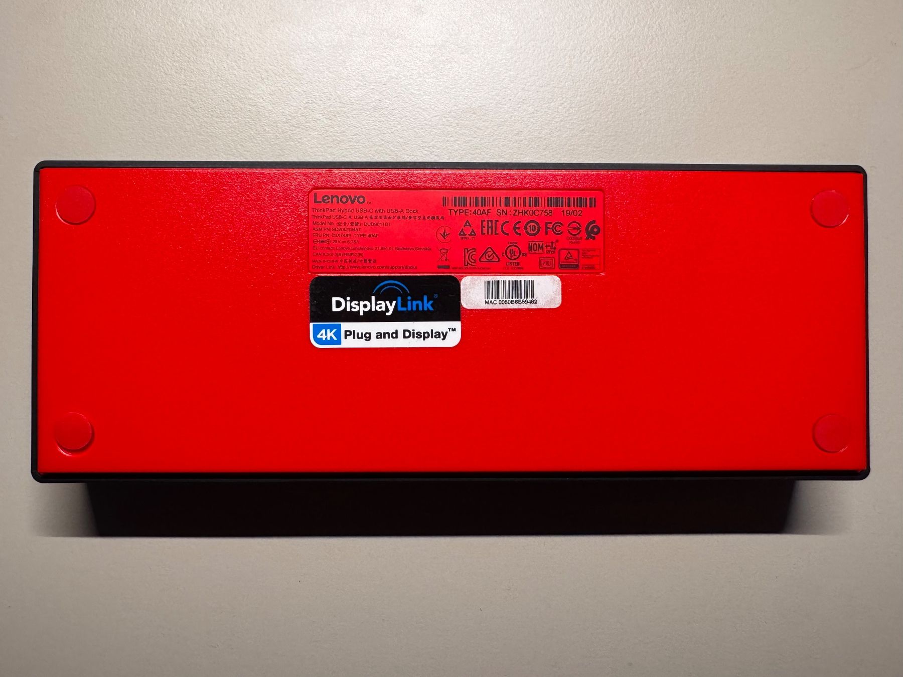 Lenovo Docking station: Docking station Lenovo Hybrid USB-C type 40AF – Usato da Mannens venduto da FabFab_95 3