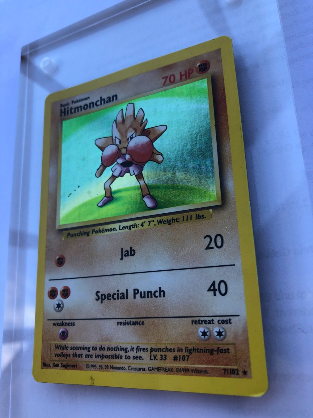 Carte collezionabili: Hitmonchan Holo Base set - HP - ab 1.- – Usato da Giubiasco venduto da dan_pr8b 2