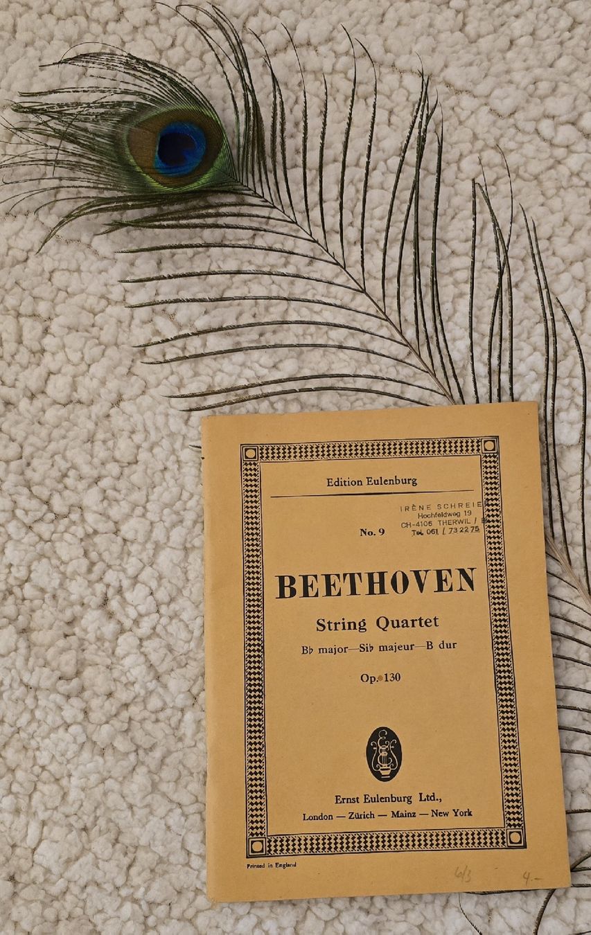 Libri: Beethoven Streichquartett, Op. 130 - Partitur – Usato da Biberist venduto da zh2se