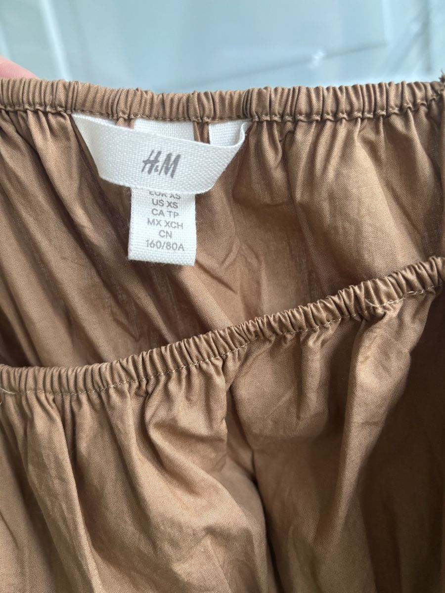 H&M Vestiti: Langes Popeline Kleid Braun Gr XS/S – Nuovo (secondo la descrizione) da Bern venduto da emski 3