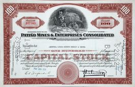 Patino Mines & Enterprises Consolidated Inc. - 1958