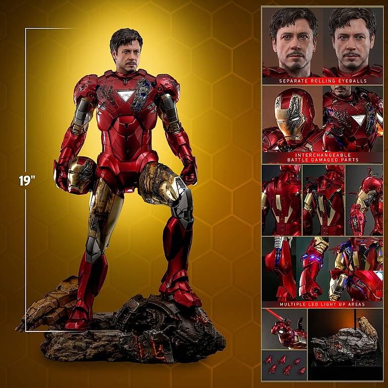 Hot Toys Figuren: Iron Man Mark III - Iron Man - 1/4 Scale Figur – Gebraucht aus Zofingen von mat_5pgg 3