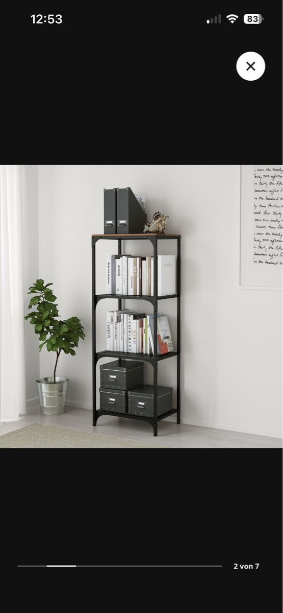Ikea Regale: Regal Schwarz – Gebraucht aus Wiesendangen von Nadlad