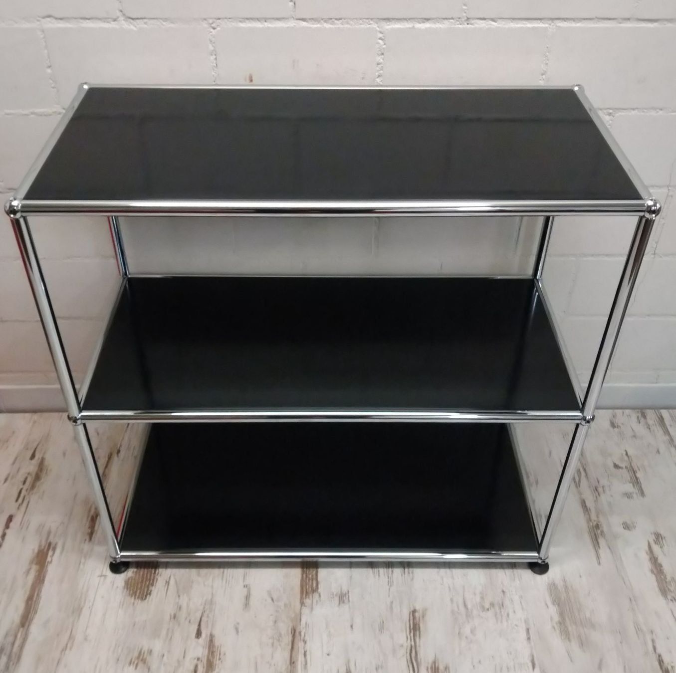 USM Korpus: USM Haller Regal 1x3 Graphitschwarz – Gebraucht aus hombrechtikon von Marijo 2
