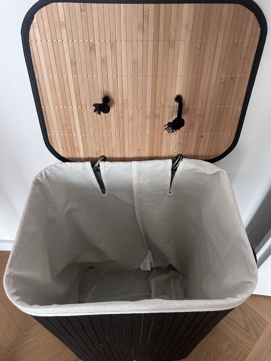 Wäschekörbe: Schwarzer Bamboo Wäschekorb – Gebraucht aus Zürich von juz_2t2j 6