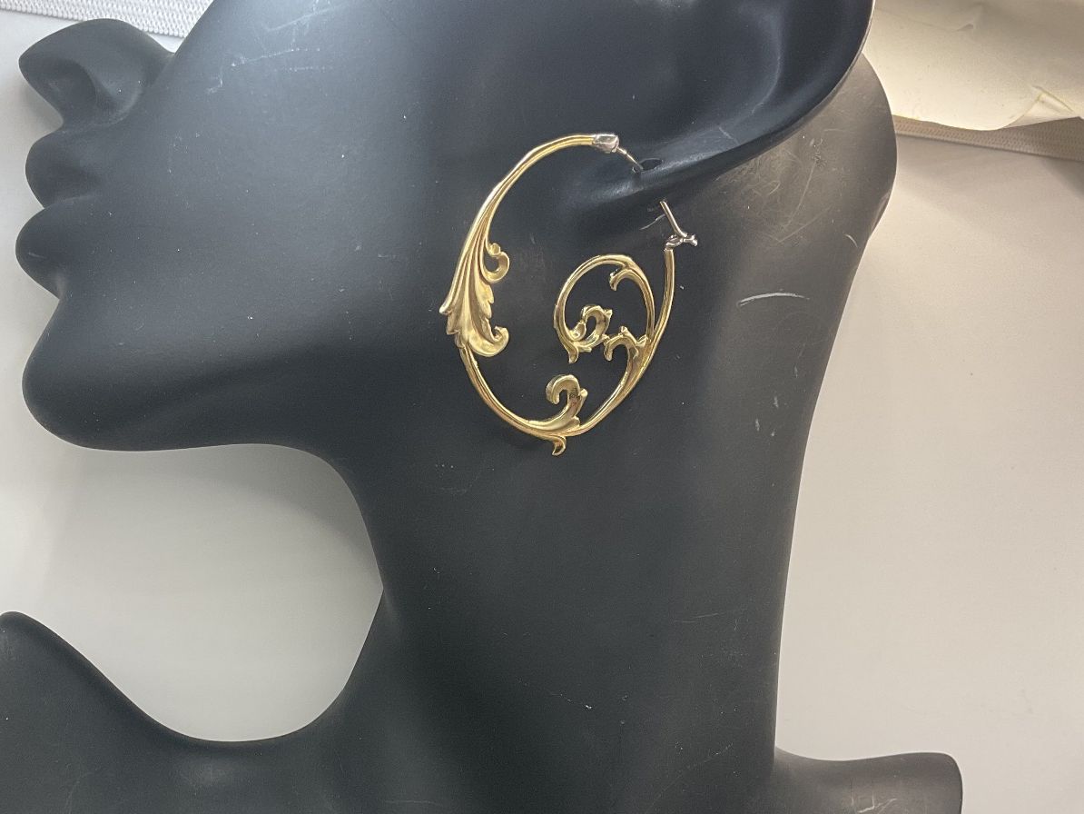 Ohrringe & -stecker: Vintagestil Ohrstecker aus Silber und Messing – Neu (gemäss Beschreibung) aus luzern von Alpendorf1