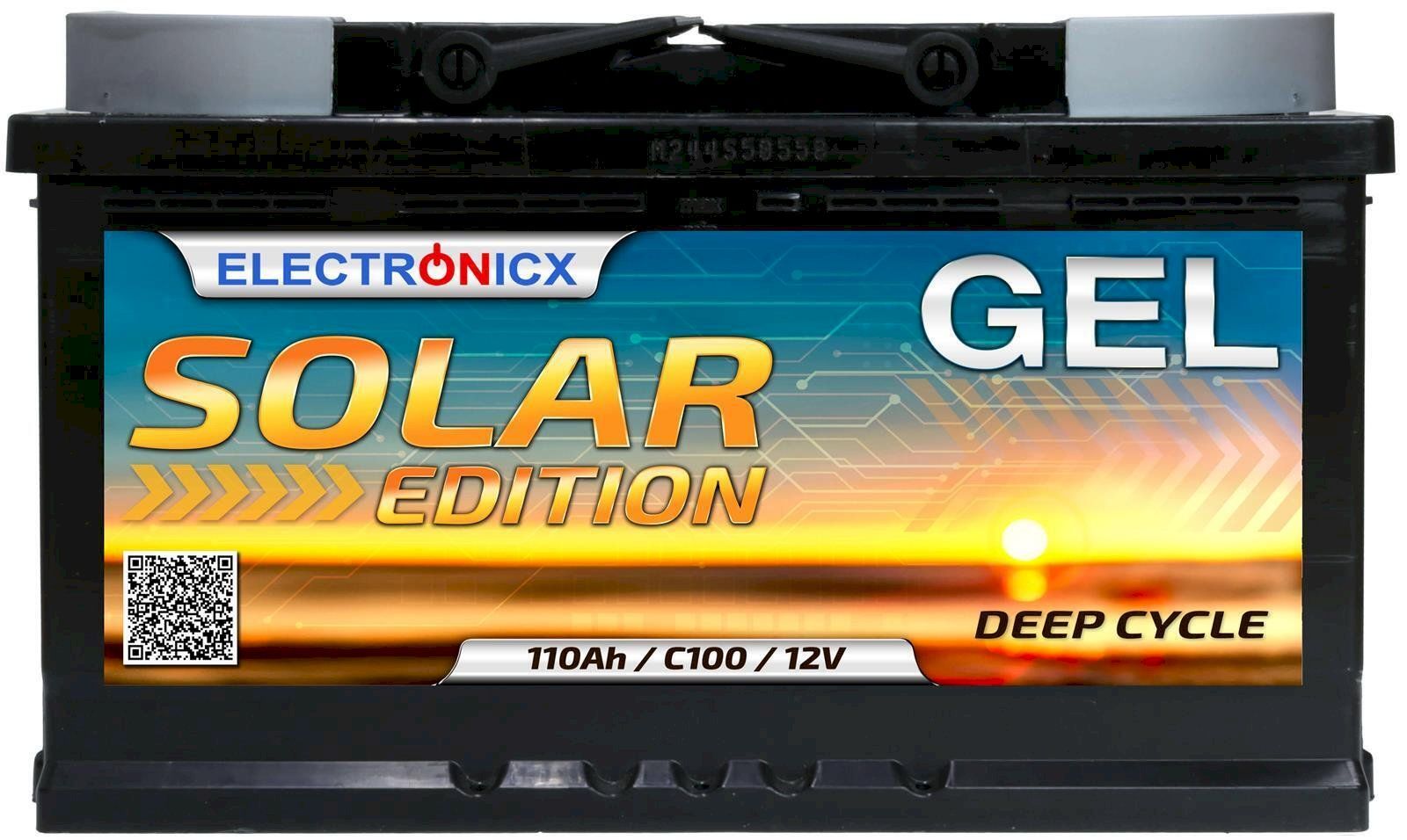 Batterie: Electronicx Solarbatterie 12V 110AH – Nuovo e nell'imballaggio originale da Bottighofen venduto da zaap