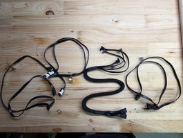 diverse SATA Datenkabel Set schwarz diverse Längen