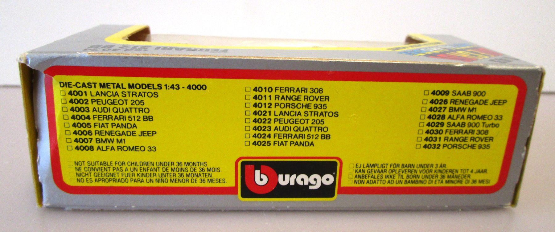 Bburago Modellautos: BURAGO FERRARI 512BB N°5  1/43 – Neu (gemäss Beschreibung) aus Chêne-Bourg von breno56 5