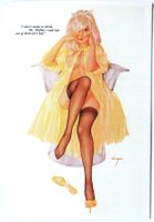 Postkarte "Pin-up".