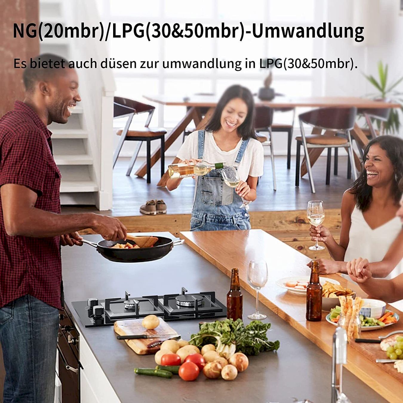 Herde: 31cm Gaskochfeld Domino 2 flammig – Neu und originalverpackt aus Bottighofen von zaap 5