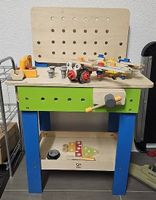 Etabli enfant + jeu de construction en bois Hape