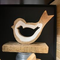 Vogel / Bird auf Sockel zum stellen klein