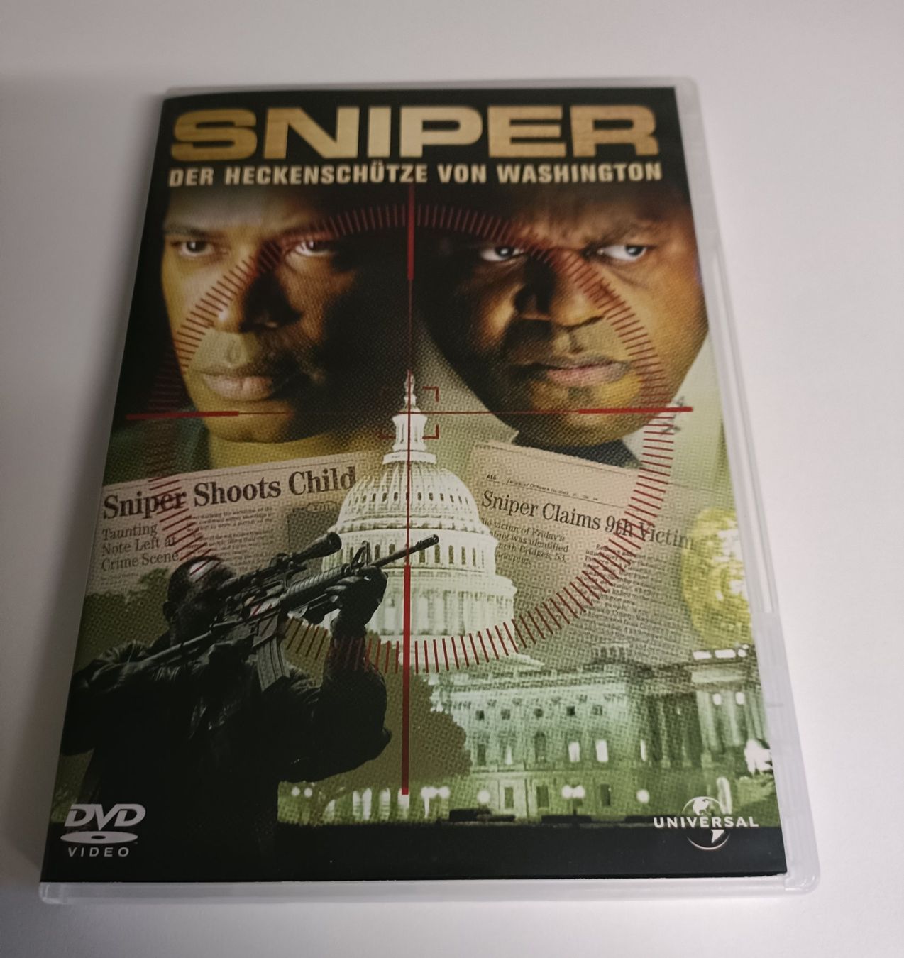 Tutti i DVDs: Sniper - Der Heckenschütze von Washington – Usato da Köniz venduto da Movieportal007