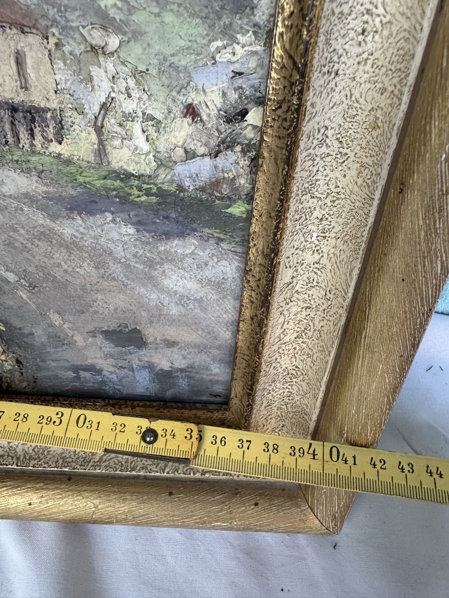 Dipinti: Huile sur toile, paysage printemps – Usato da Lausanne venduto da artnouveau04 7