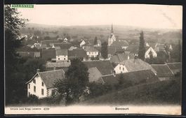 Boncourt, Teilansicht von der Bergwiese 