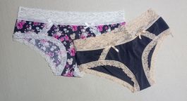*NEU* Yournuita 2 Spitzen Panties Panty Slip XL eher M L