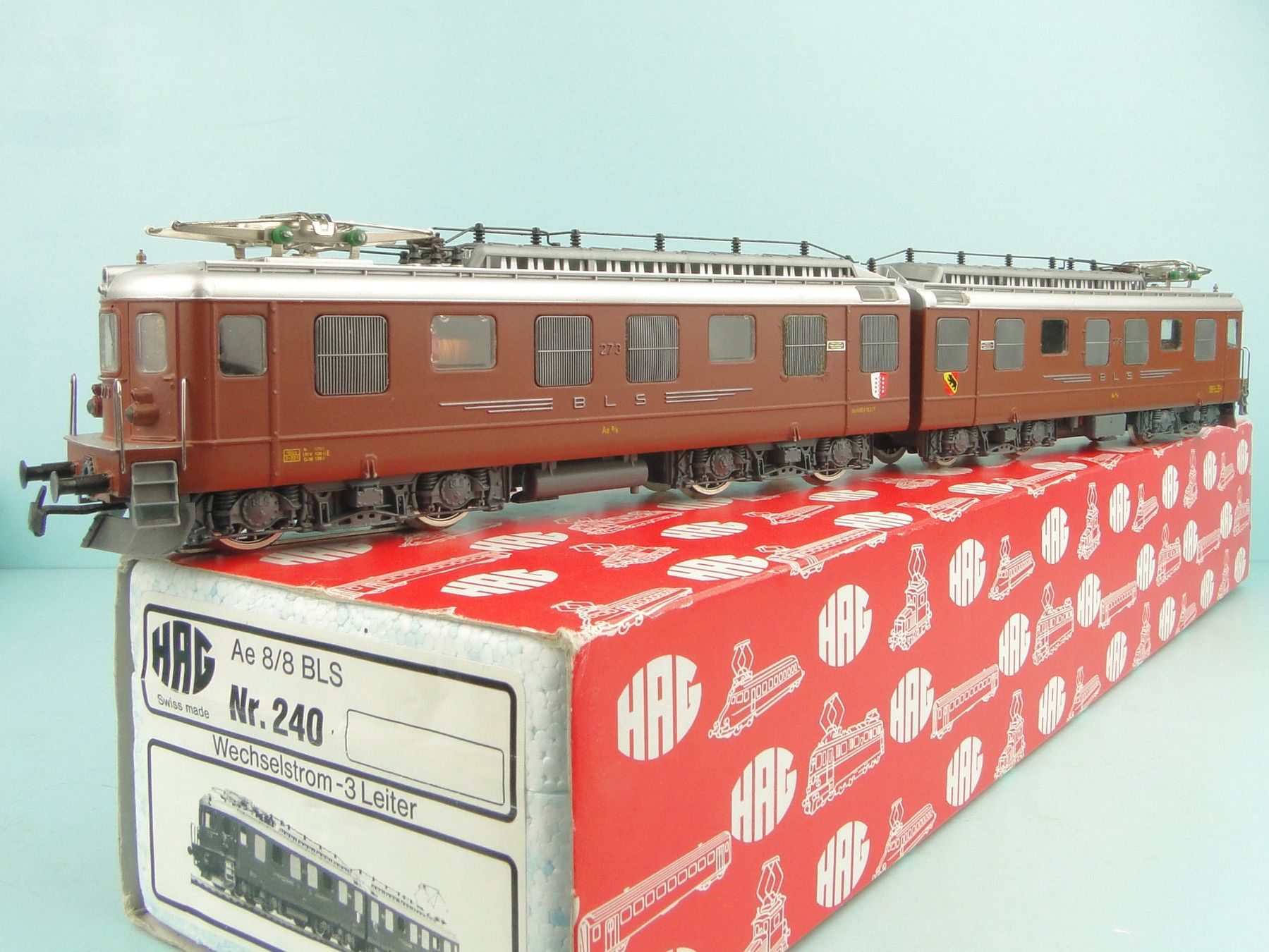 Hag Modellini di ferrovie: HAG 240 BLS Ae 8/8 AC – Usato da Bülach venduto da cann11