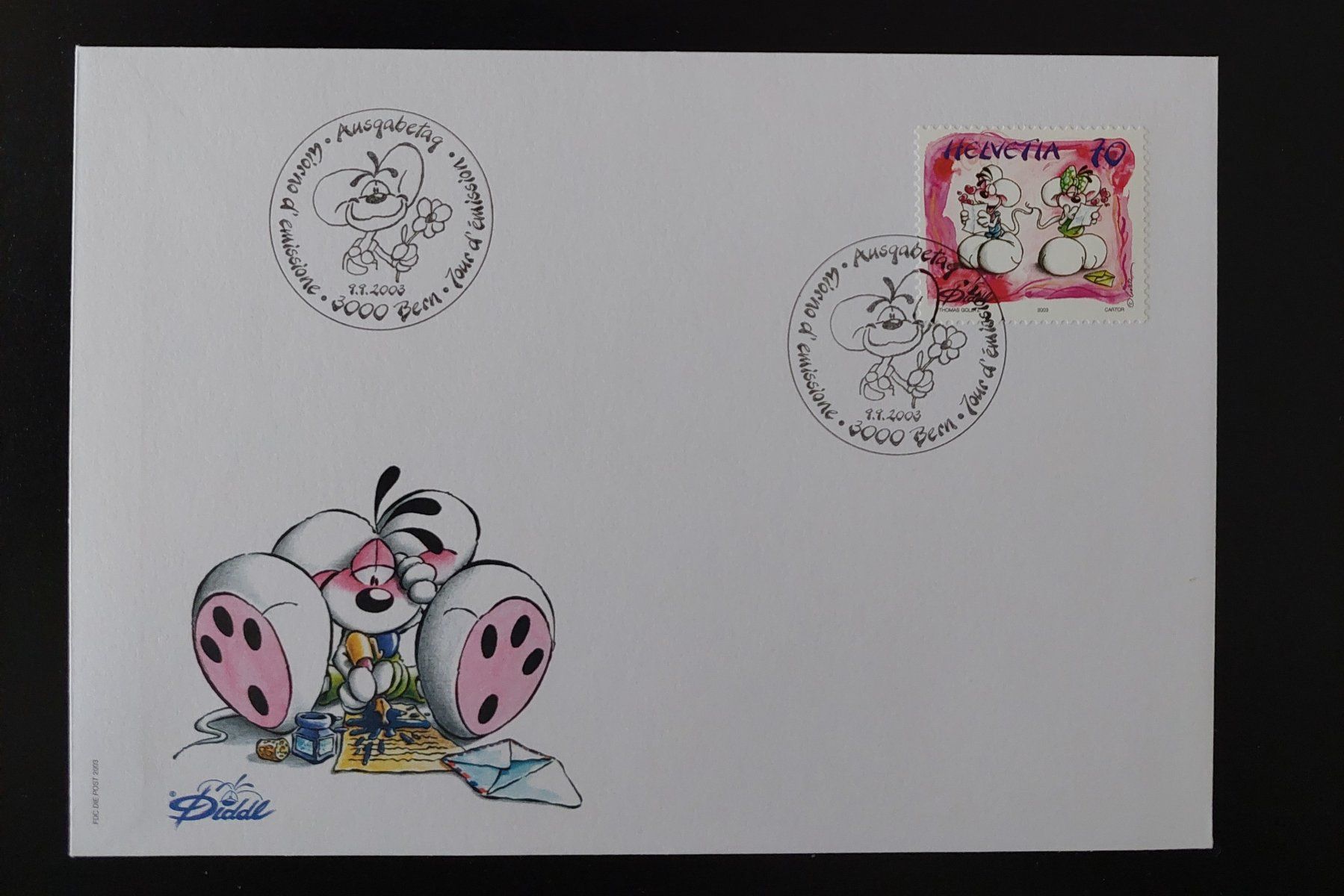 Alle Briefmarken: Ersttagsbriefe "Diddl und seine Freunde" – Neu (gemäss Beschreibung) aus Ebikon von Sasa_1993 1
