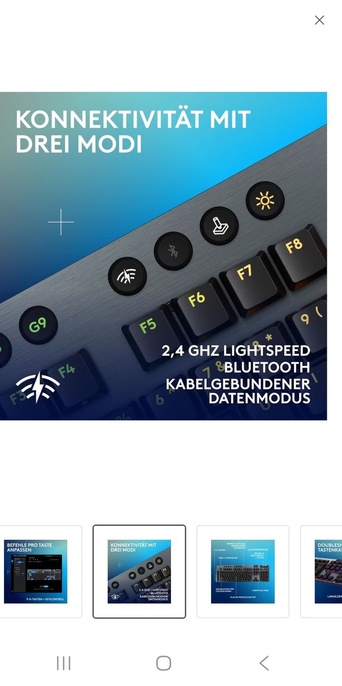 Logitech Tastaturen: Logitech G915 X LIGHTSPEED – Neu (gemäss Beschreibung) aus Ennetmoos von Bricks_and_more 4