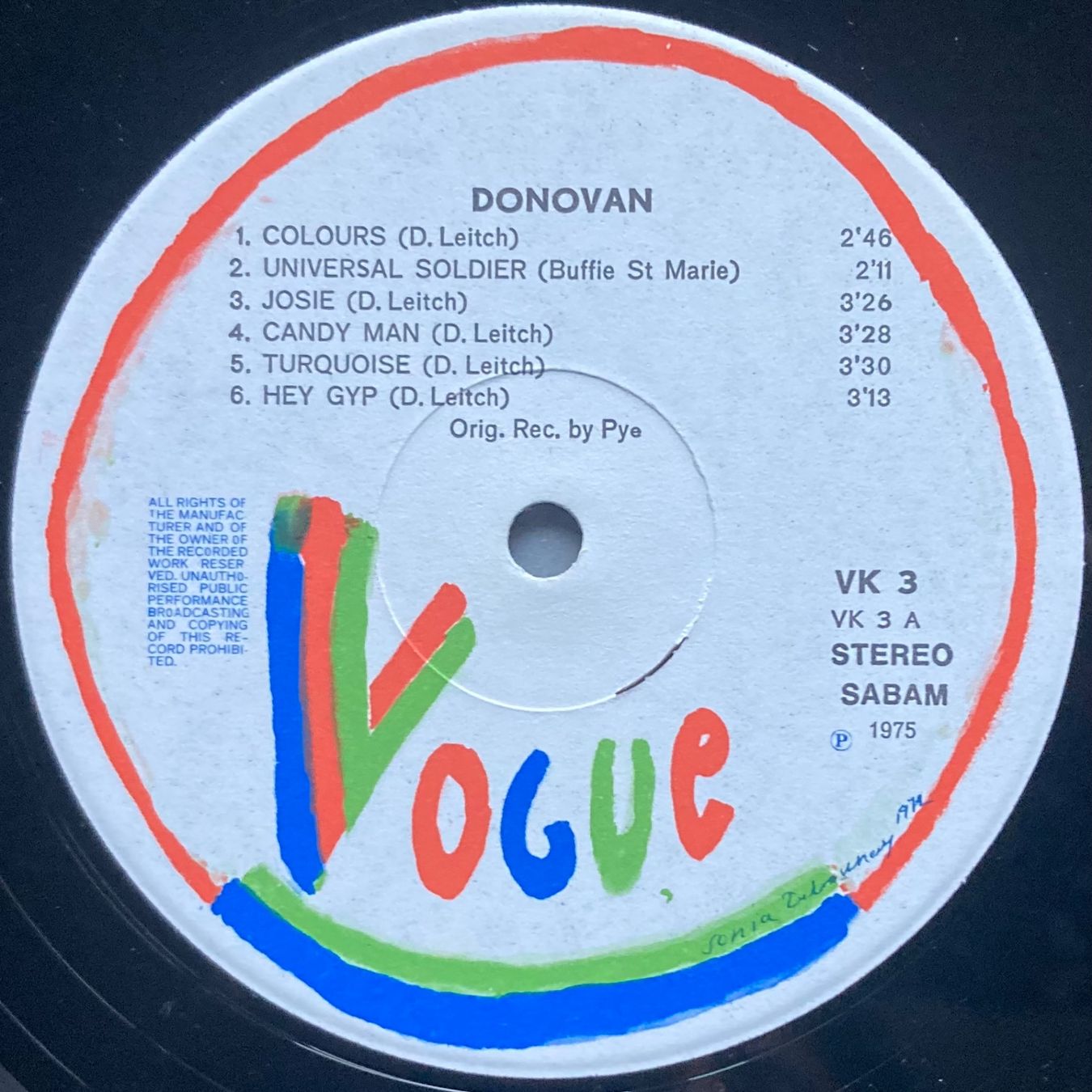 Vinyles: DONOVAN - DONOVAN – D'occasion à Poliez-Pittet par Newtown-Records 2