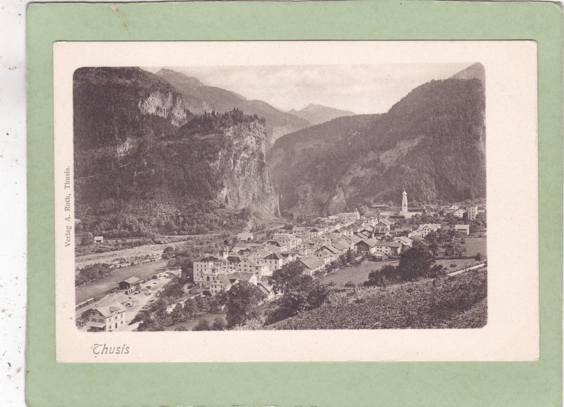 Cartoline postali: Thusis – Usato da Herisau venduto da Lisegrat2008