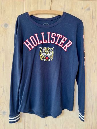 Hollister Graphic Tee Blau Grösse S Tiger Motiv