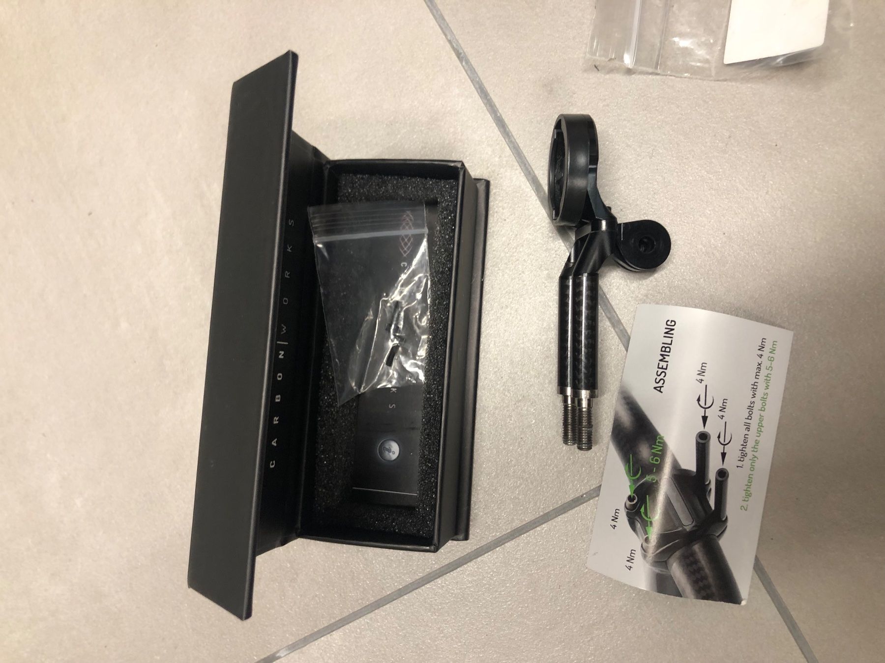 Carbonworks.de Mastermount Garminmount mit Gopro Halter (D'occasion) à ...