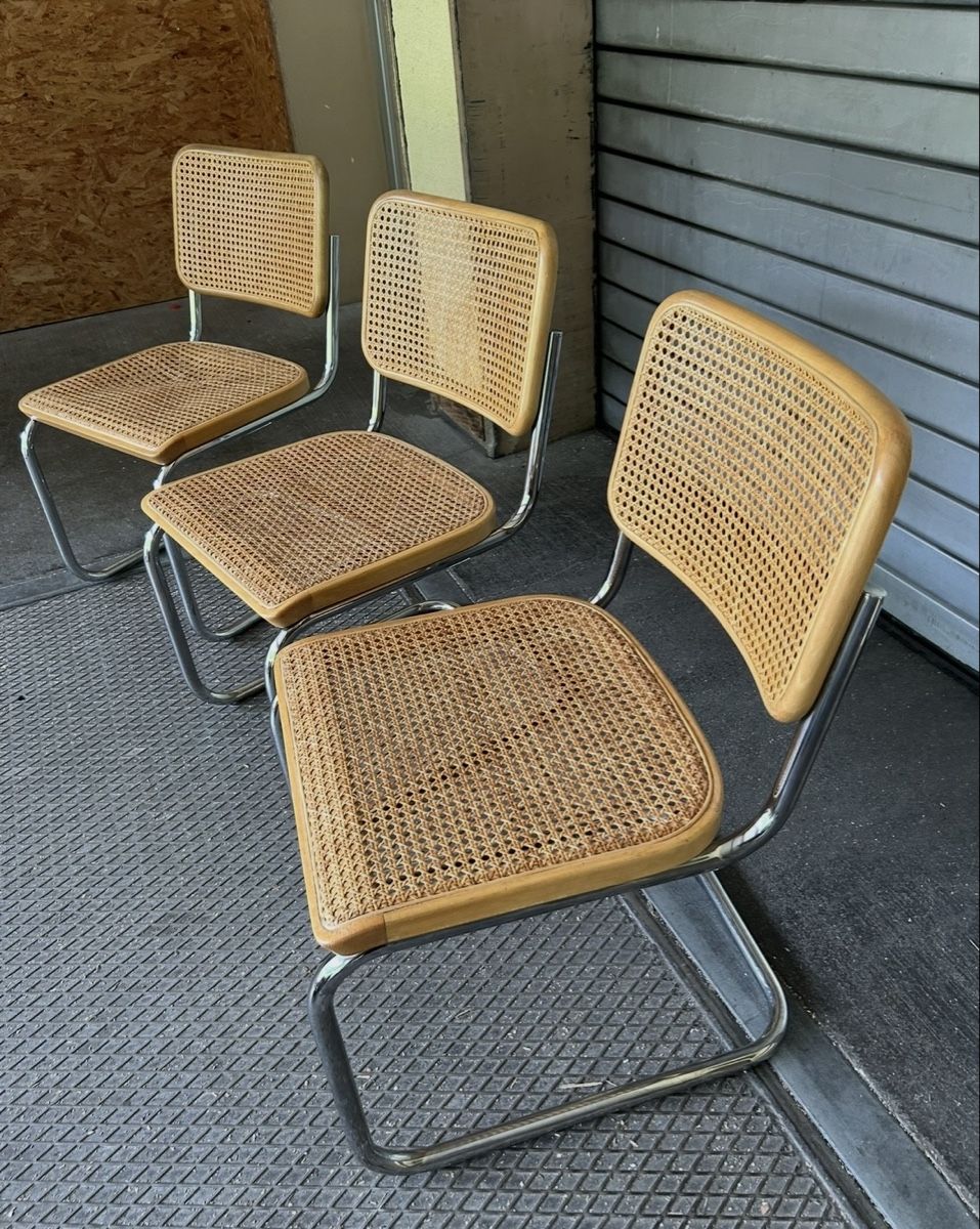 Thonet Sedie: Fauteuils THONET 81 rotin et métal ensemble – Usato da Thierrens venduto da Bigla 5