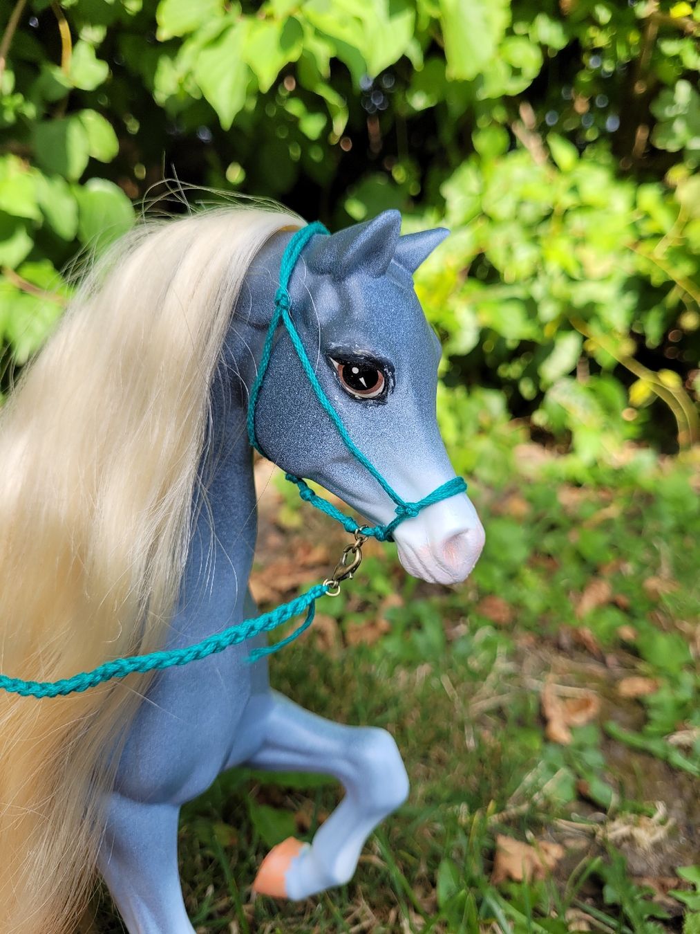 Spielzeuge: Barbie Pferd Hengst Silverking Repaint/Unikat – Gebraucht aus Niederbuchsiten von klengyel 6