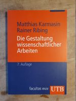 Die Gestaltung wissenschaftlicher Arbeiten 7. Auflage - Matt