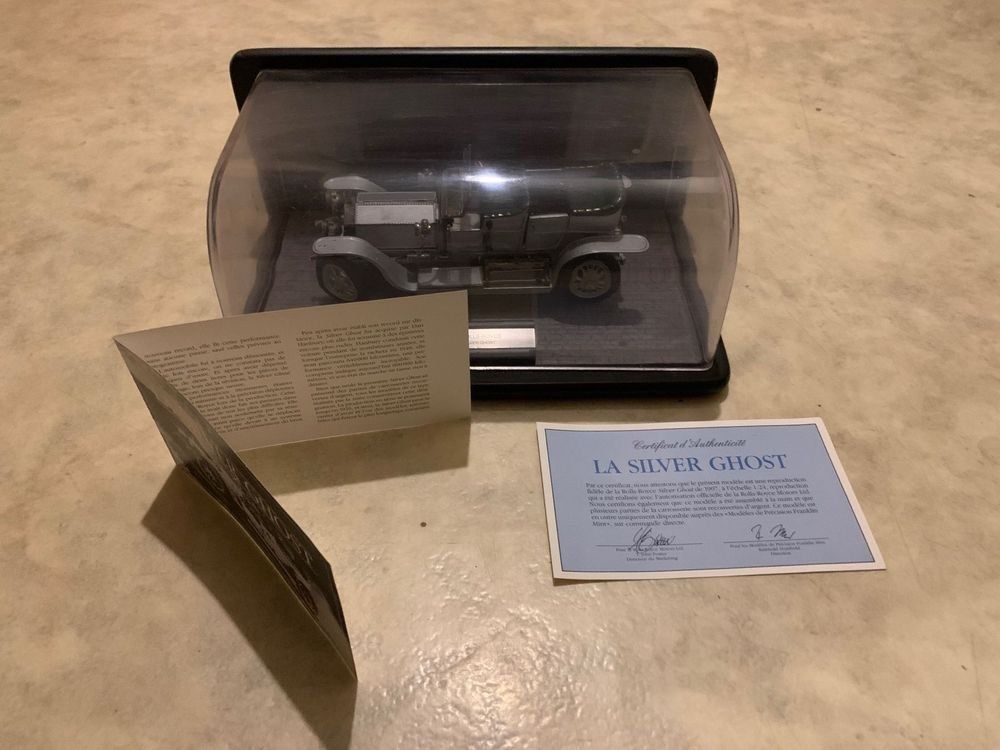 Franklin Mint Modellini d'auto: ROLLS-ROYCE Silver Ghost 1/24 1907 - FRANKLIN MINT – Usato da Vernayaz venduto da Darkfrost 1