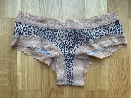 Victoria’s Secret PINK Cotton Lace Trim Cheeky Panty  S NEW