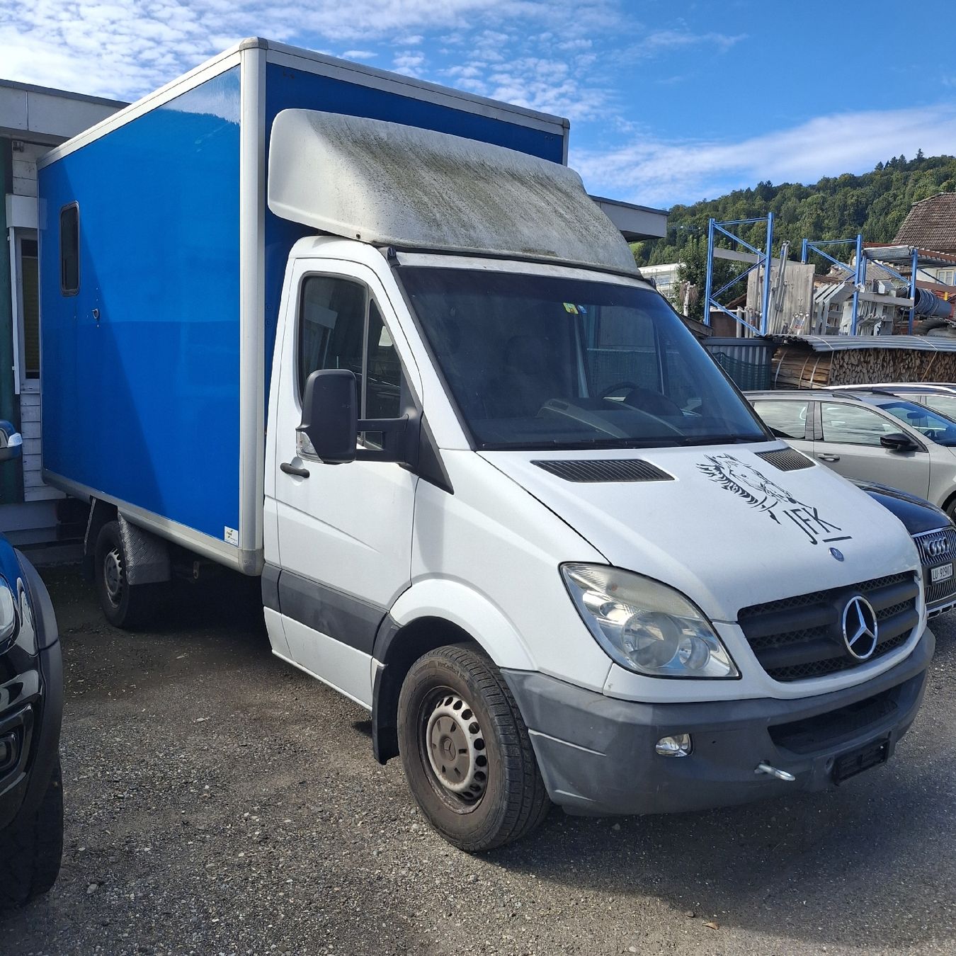 Mercedes-Benz Nutzfahrzeuge: Pferdetransporter Mercedes 315 CDI – Defekt aus aarburg von Henryator