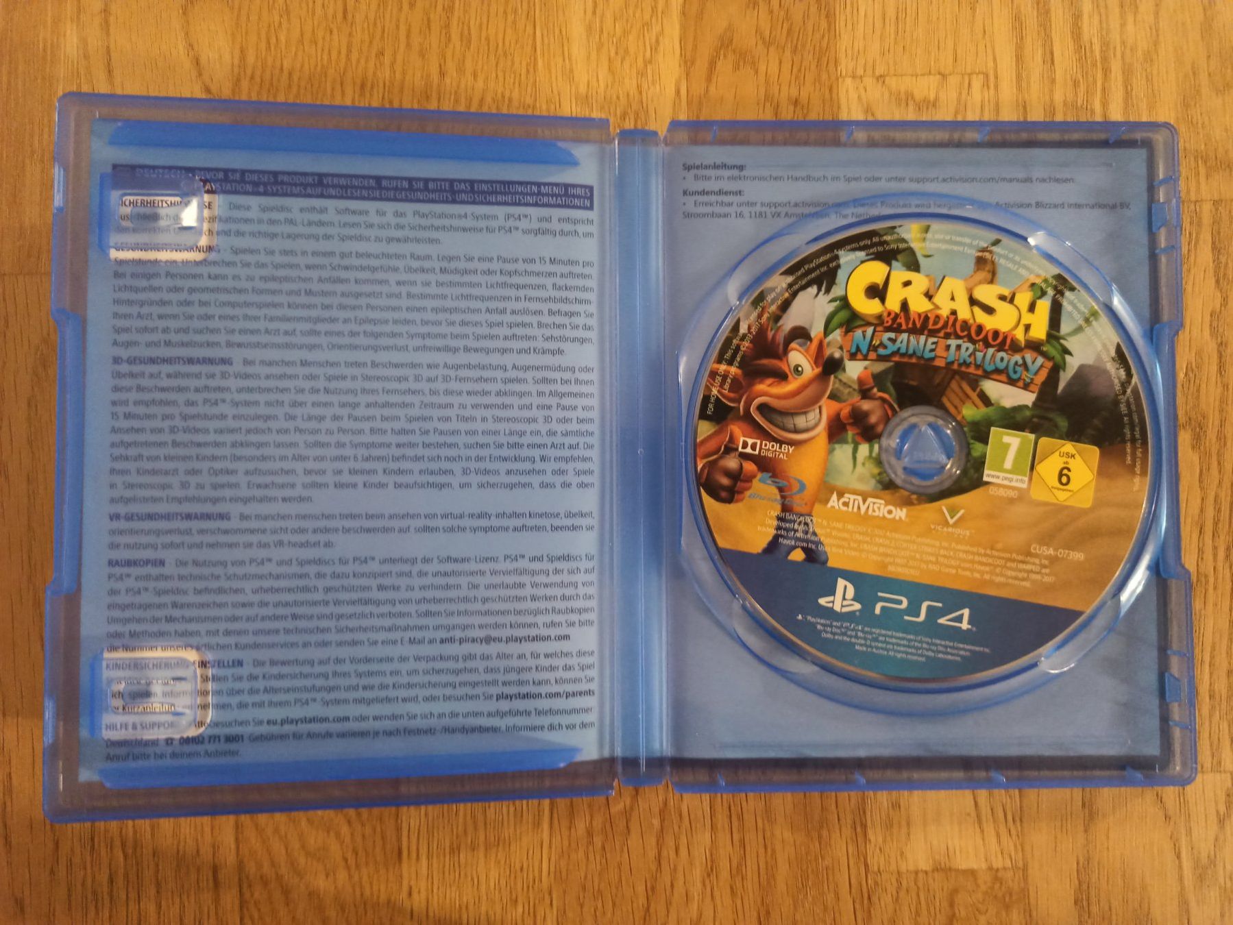 Spiele: Crash Bandicoot N. Sane Trilogy PS4 / PS5 – Gebraucht aus Oberweningen von mar_87mx 2