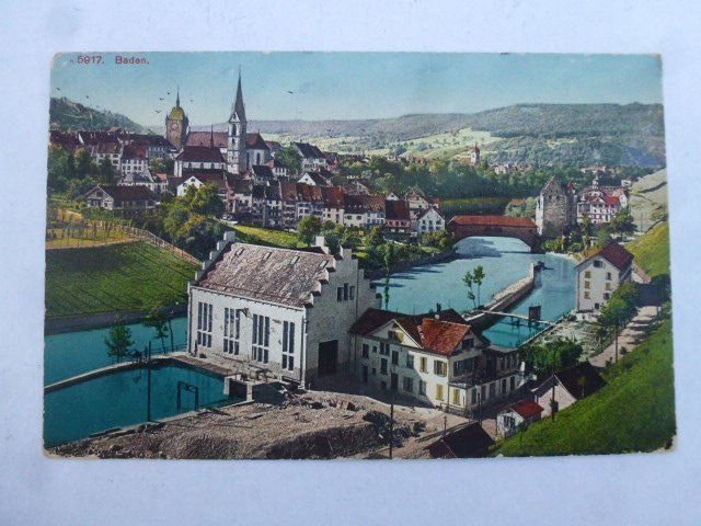 Ansichtskarten: Ansichtskarte Baden 1913 – Gebraucht aus Walkringen von Casablanca777