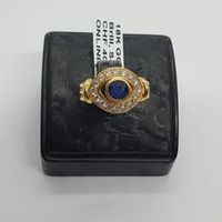 Echt 18K Gold - Brilliant, Saphir Ring
