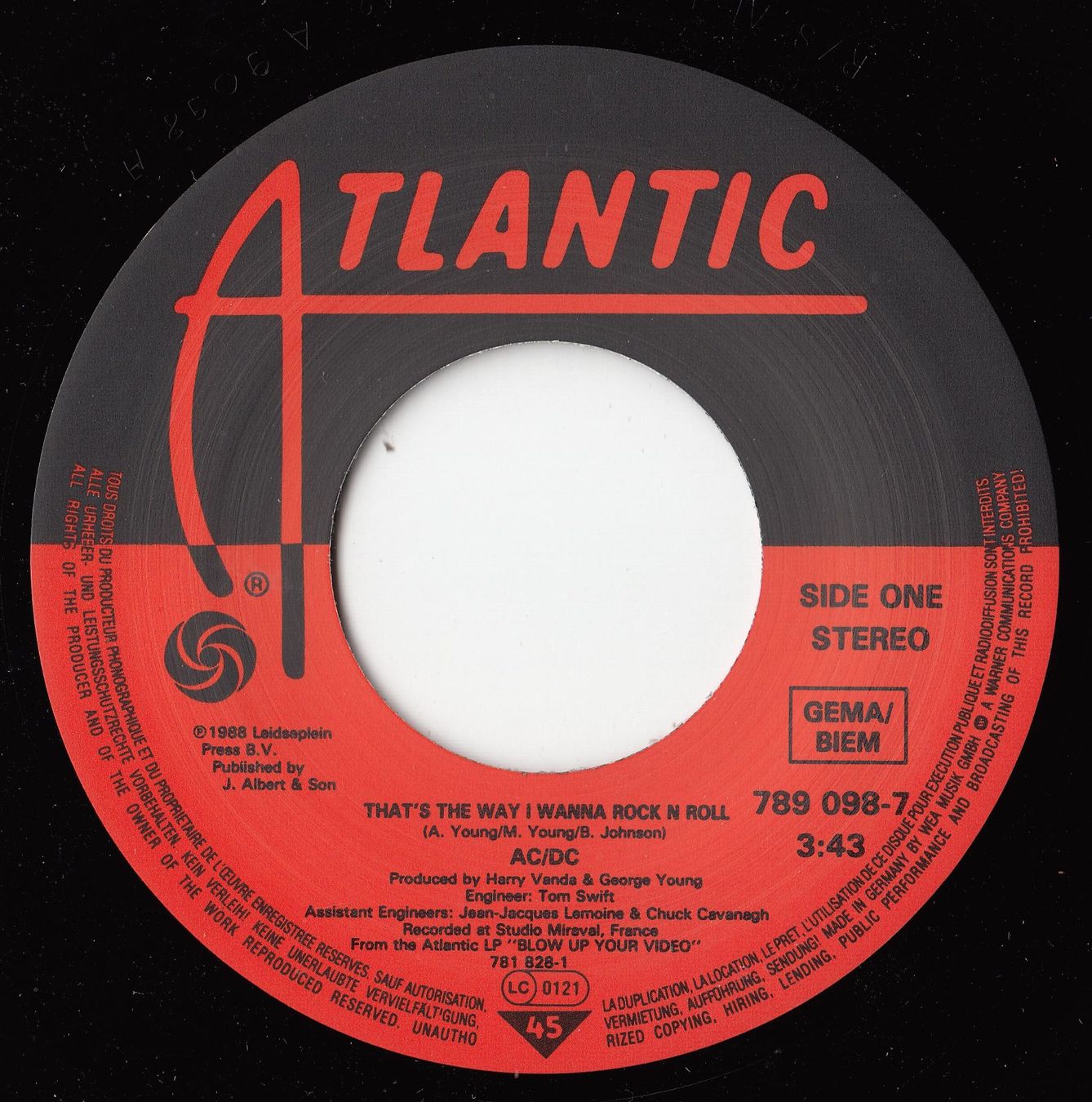 Schallplatten: AC-DC Vinyl Single von 1980 – Gebraucht aus Volketswil von Abcrecords 2