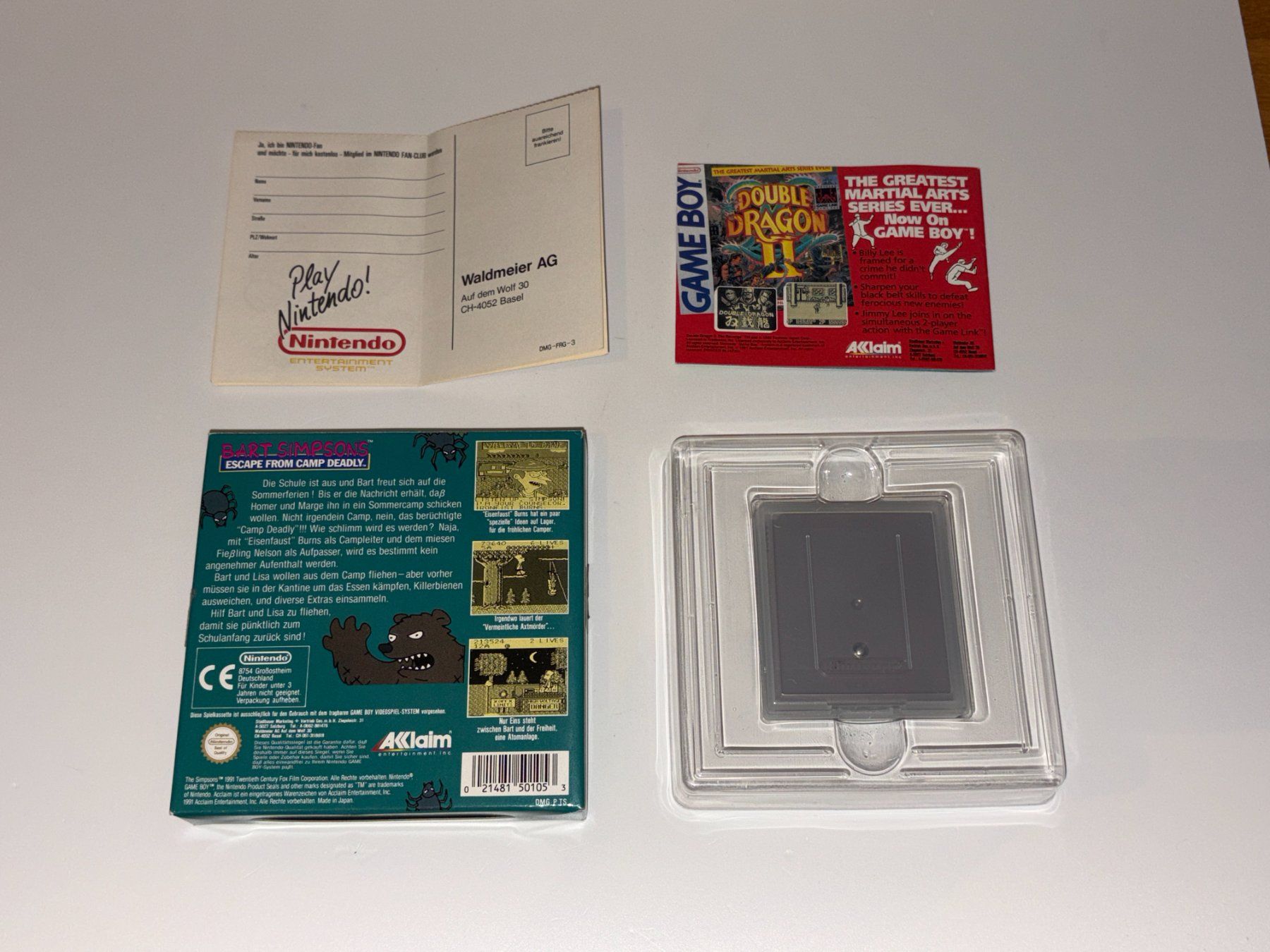 Nintendo Giochi: Bart Simpson's Escape from Camp Deadly - Game Boy - OVP – Usato da Zürich venduto da VintagePalace 1