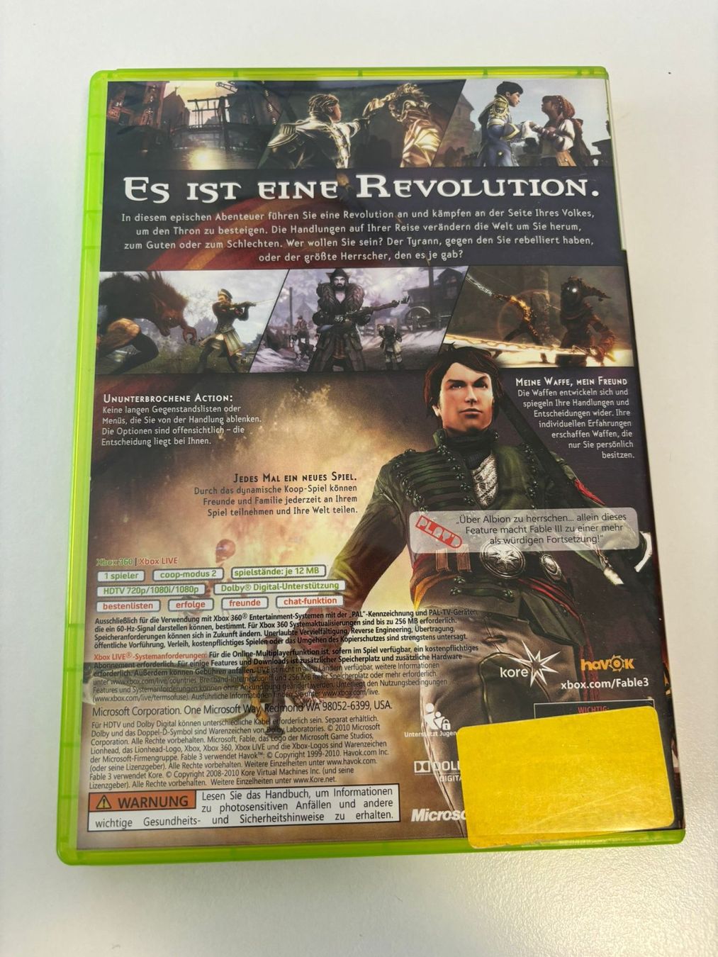 Giochi: Fable 3 (XBOX 360) – Usato da Herisau venduto da Seyashop1 2